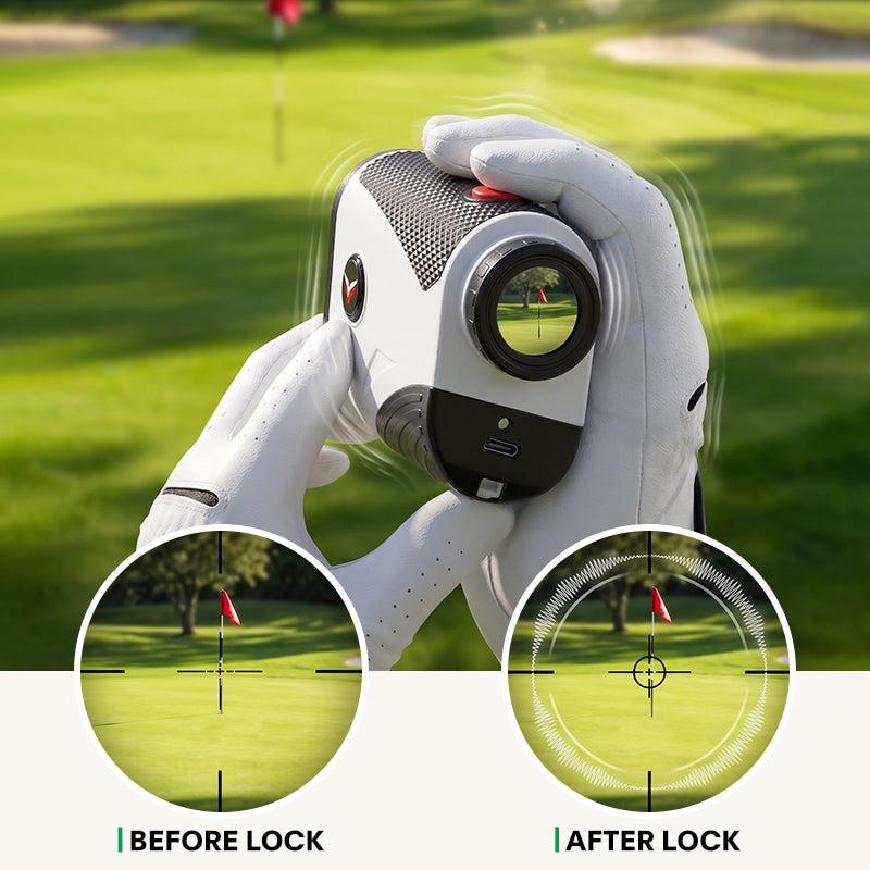 VyKure Precision Rangefinder | 1200Y, Slope, Flag-Lock & Magnetic Mount