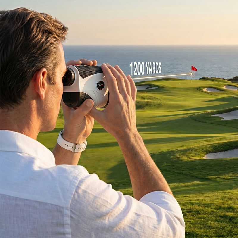 VyKure Precision Rangefinder | 1200Y, Slope, Flag-Lock & Magnetic Mount